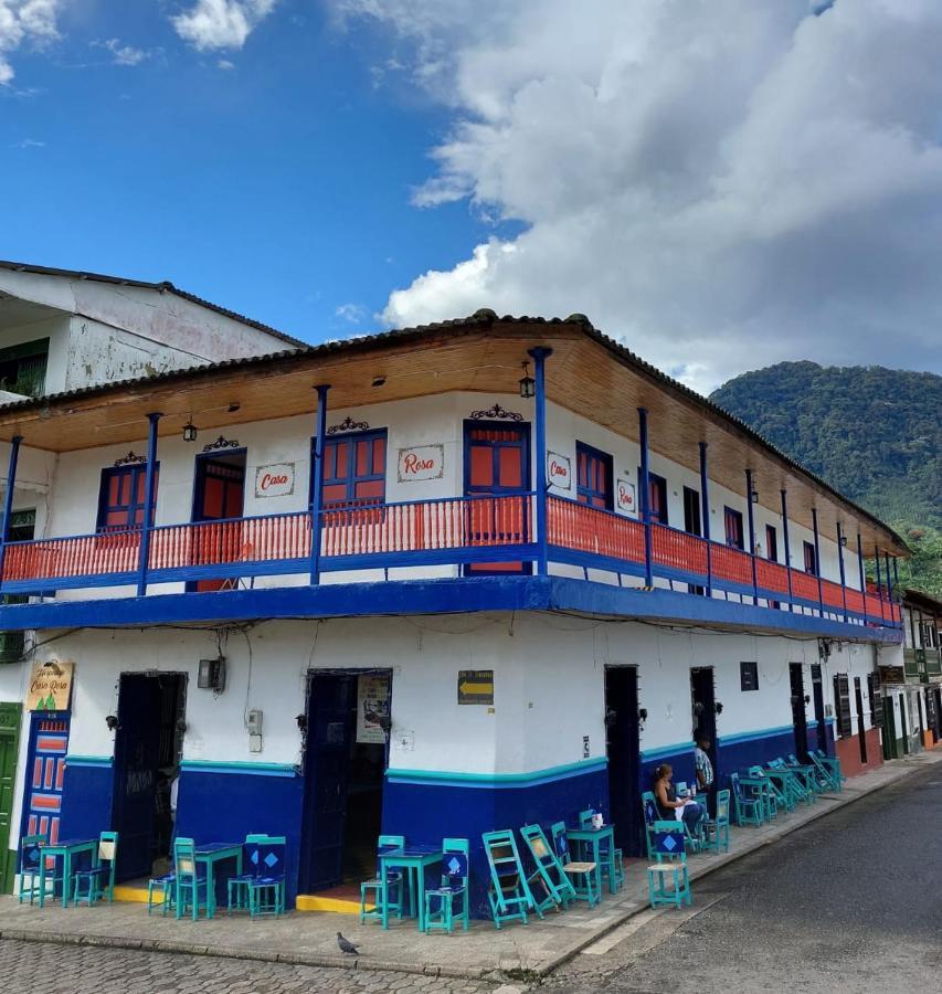 Hospedaje Casa Rosa Jardín Esterno foto