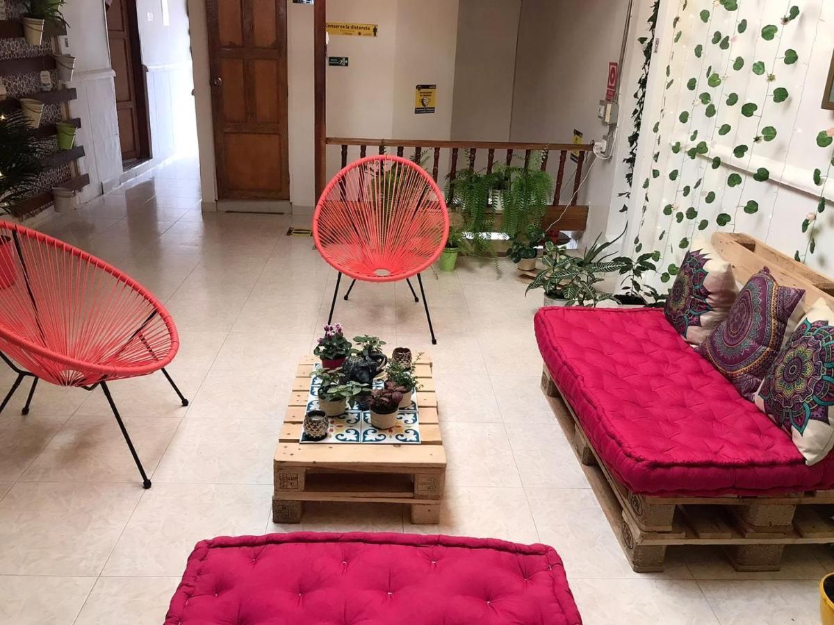 Hospedaje Casa Rosa Jardín Esterno foto