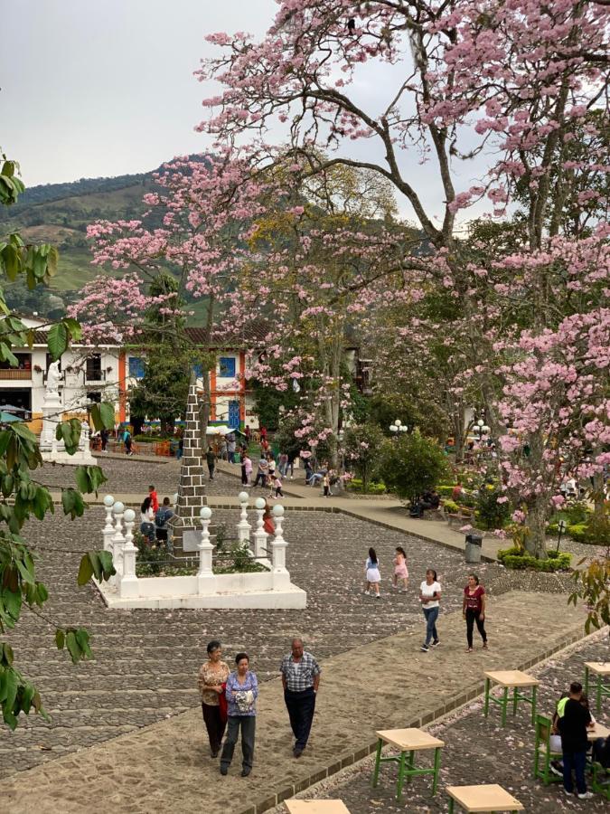 Hospedaje Casa Rosa Jardín Esterno foto